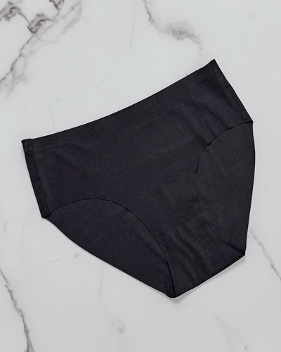 Royalfashion Damskie prążkowane figi laserowo cięte PLUS SIZE