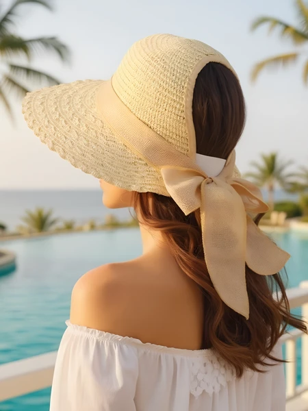 Royalfashion Damski kapelusz słomiany Mira Flare