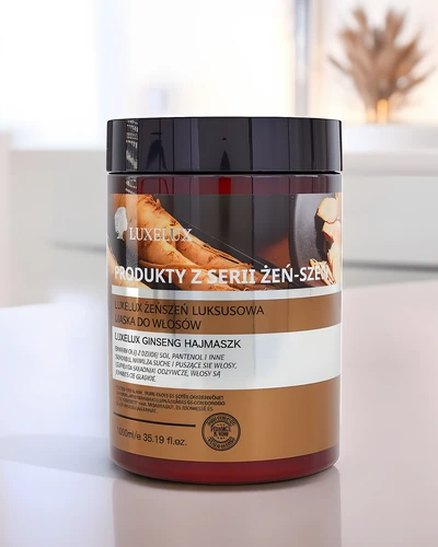 Luxelux Maska do włosów żeńszeń 1000 ml