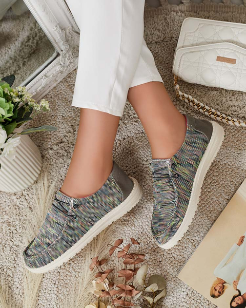 Royalfashion Damskie półbuty sznurowane Seleptes