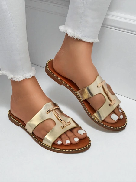 Royalfashion Damskie klapki na płaskiej podeszwie Maya Louise