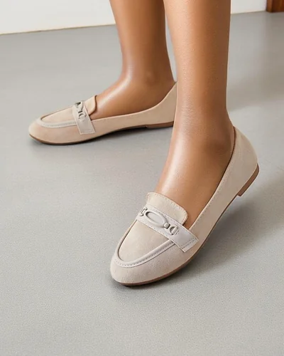 Royalfashion Mokasyny damskie eko zamszowe Zammei