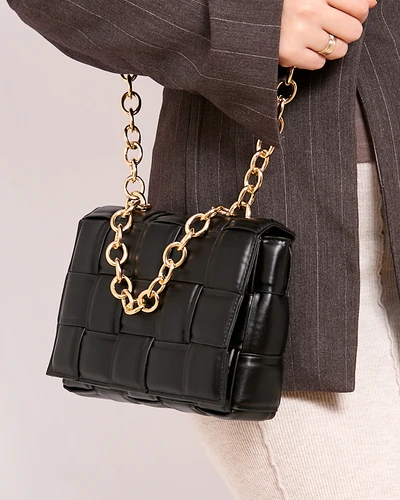 Royalfashion Damska pleciona torebka w małym rozmiarze