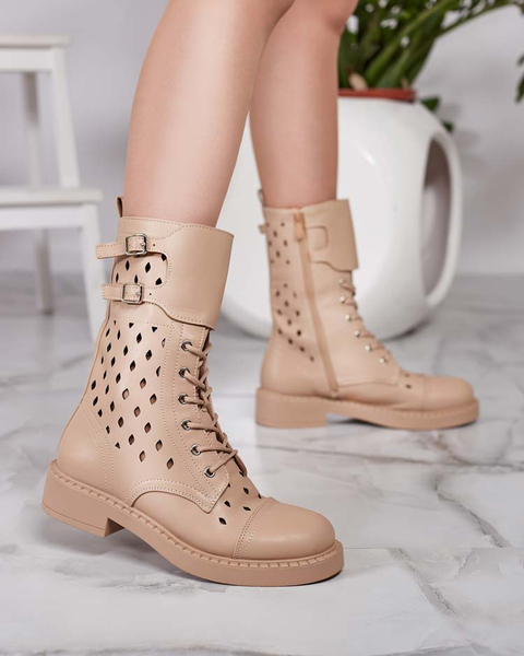 Royalfashion Жіночі ажурні черевики на шнурівці Belsel