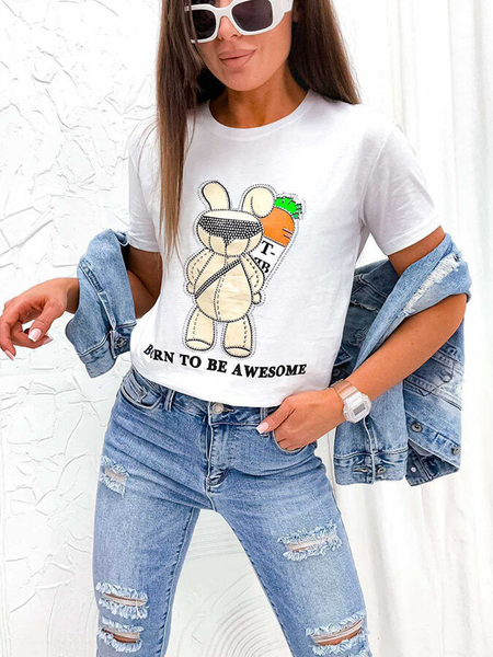 Royalfashion Damski t-shirt z nadrukiem