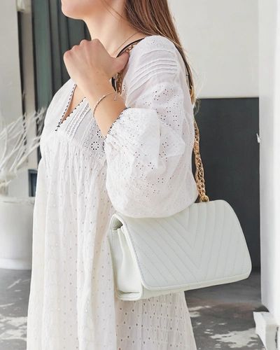 Royalfashion Pikowana mała damska torebka z eko skóry