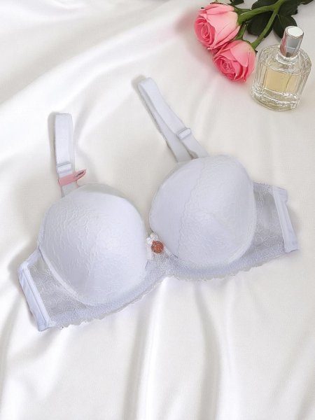 Royalfashion Damski biustonosz push- up z koronką Coco Lift
