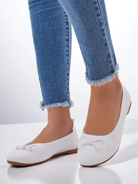 Royalfashion Materiałowe damskie baleriny Magger