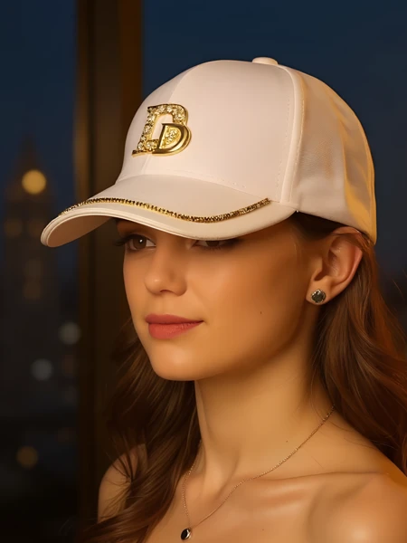 Royalfashion Czapka z daszkiem z cyrkoniami Glam Dash