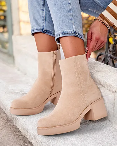 Royalfashion Botki damskie na słupku Tratta