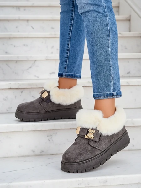 Royalfashion Жіночі короткі черевики а-ля снігоступи Dobis