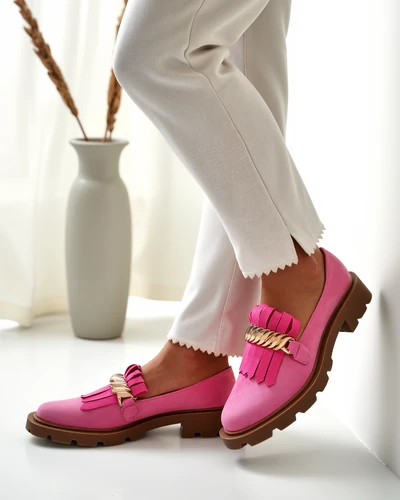 Royalfashion Mokasyny damskie eko zamszowe Mare Nostrum