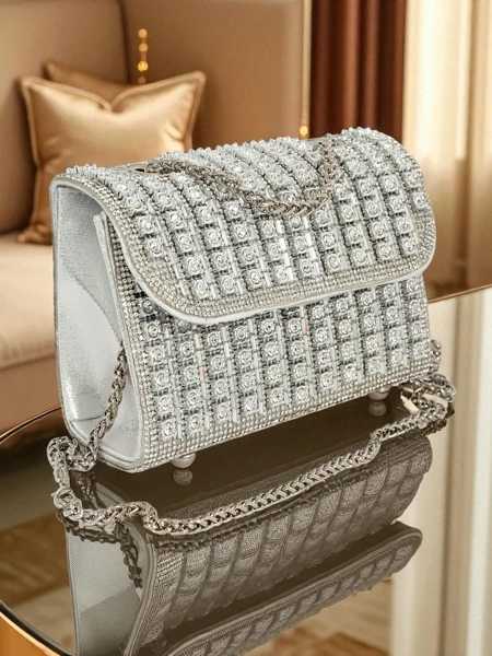 Royalfashion Копертова жіноча сумочка з цирконами Elira Dusk