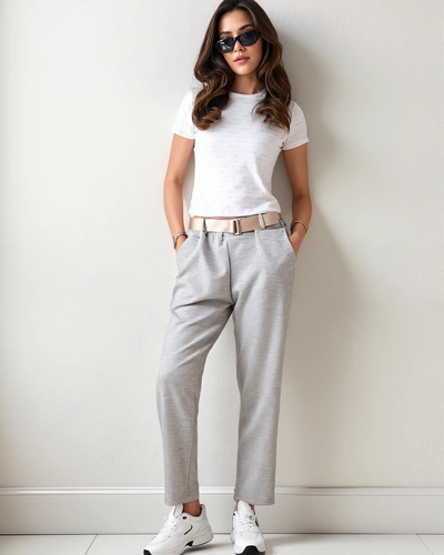 Royalfashion Proste spodnie damskie