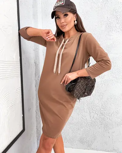 Royalfashion Жіноча бавовняна міні-сукня