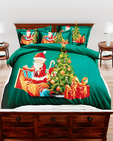 Royalfashion Pościel świąteczna 200x220 komplet 4-CZĘŚCI