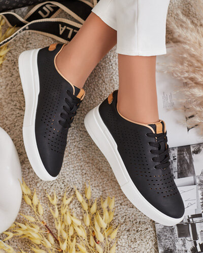 Royalfashion Damskie ażurowe buty sportowe Deromias