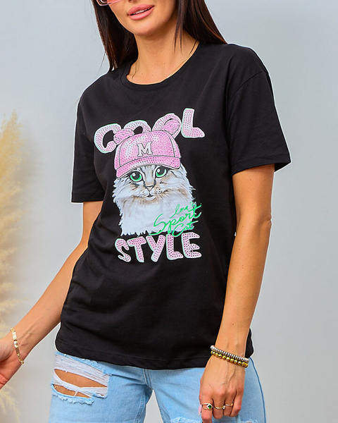 Royalfashion Damski t-shirt z nadrukiem