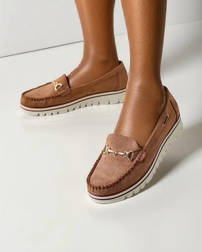 Royalfashion Eleganckie mokasyny damskie Borne