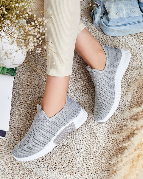 Buty sportowe damskie z materiału Agafia