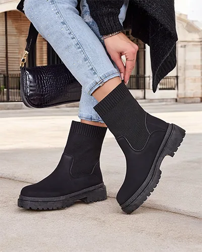 Royalfashion Botki damskie wsuwane Dorino