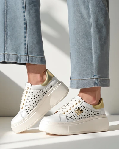 Royalfashion Sportowe sneakersy damskie ażurowe Jovixi