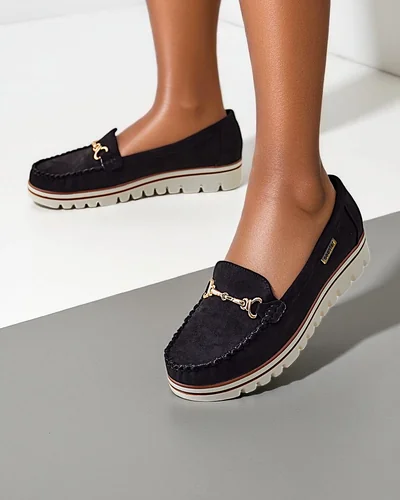 Royalfashion Eleganckie mokasyny damskie Borne