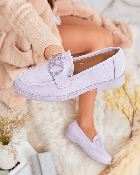 Royalfashion Mokasyny damskie z ozdobą Fograss