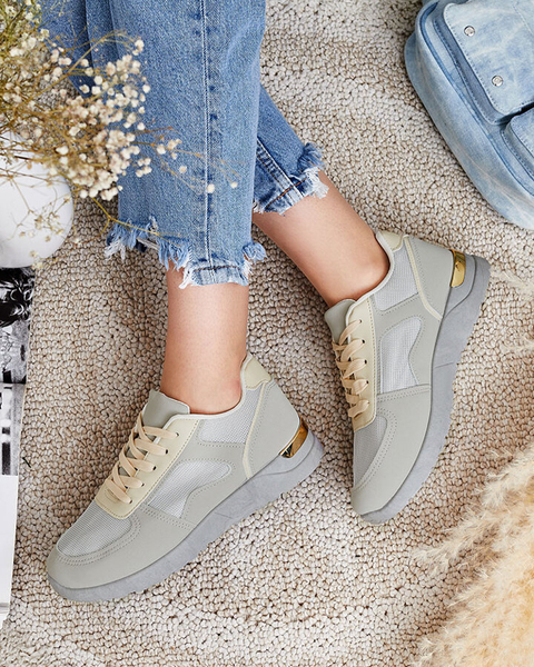 Sportowe buty damskie z eko-skóry Marhina - Obuwie