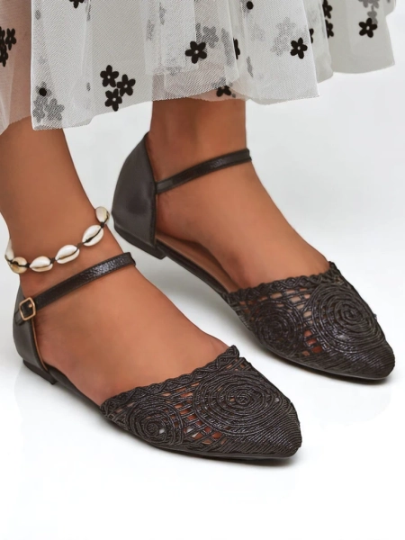 Royalfashion Damskie sandały ażurowe Lare