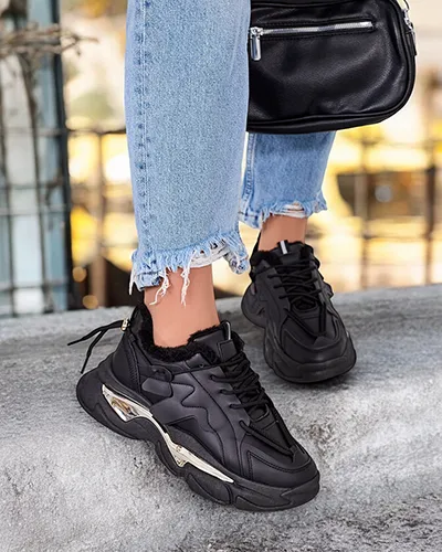 Royalfashion Ocieplane sneakersy damskie Noxxic