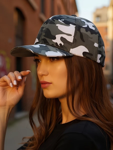 Royalfashion Czapka z daszkiem moro CamoFlex