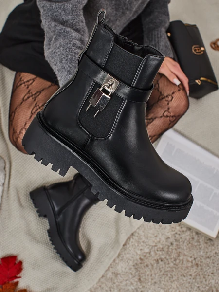 Еко шкіряні ботільйони жіночі Talve