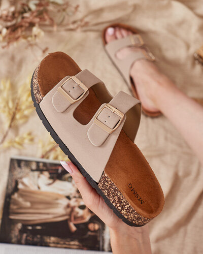 Royalfashion Damskie klapki na płaskiej podeszwie Ottoma