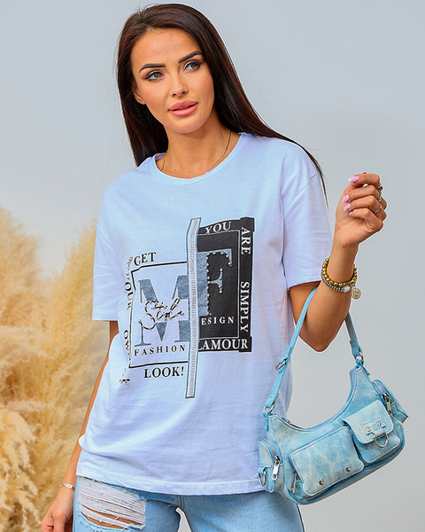 Royalfashion Damski t-shirt z nadrukiem