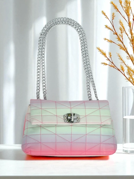 Royalfashion Mała damska torebka z eko skóry ombre Sophie Rose