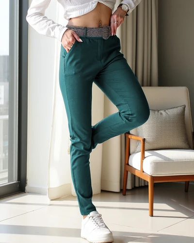 Royalfashion Spodnie damskie materiałowe