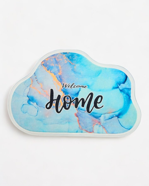 Royalfashion Niebieski dywanik wycieraczka 40x60