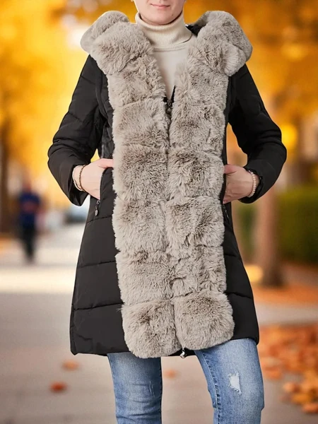 Royalfashion Kurtka damska z odpinanymi rękawami