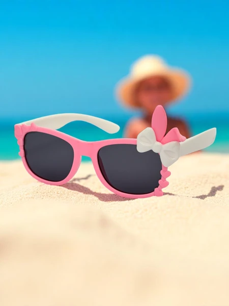 Royalfashion Okulary przeciwsłoneczne dziecięce z ozdobami Bunny Shine