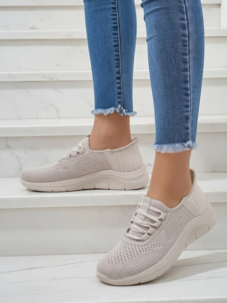 Royalfashion Wsuwane damskie materiałowe buty sportowe Arrate