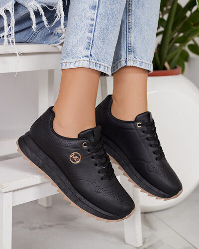 Royalfashion Damskie ażurowe buty sportowe Telleni