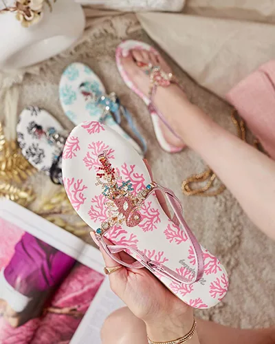 Royalfashion Damskie sandałki typu japonki Lollisa