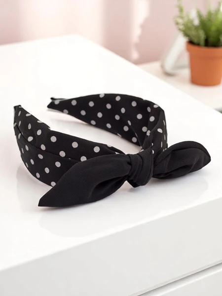 Royalfashion Opaska do włosów z kokardką Polae