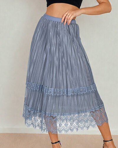 Royalfashion Damska dwustronna spódnica midi