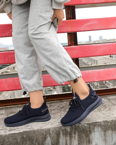 Royalfashion Damskie materiałowe buty sportowe Rinsel