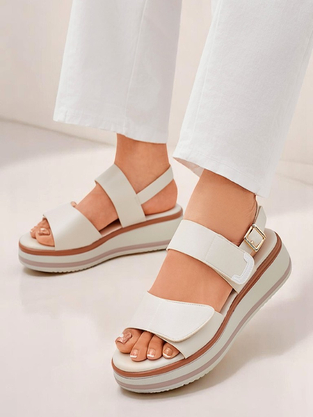 Royalfashion Damskie sandały na grubszej podeszwie Tulipp