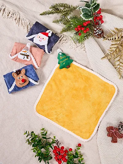 Royalfashion Świąteczny komplet ręczników Happy Xmas