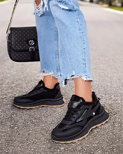 Royalfashion Sneakersy damskie z ociepleniem Terib