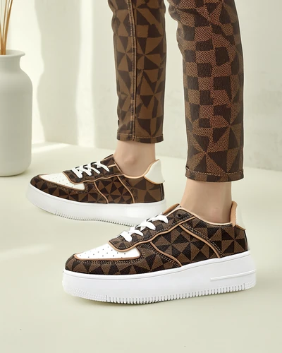 Royalfashion Sportowe buty damskie z printem Ozofio